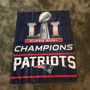 New England Patriots Super Bowl LI Champs Flag